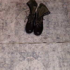 Enesco Black and Gold Boots